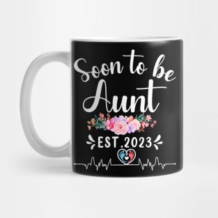 Floral Mom Pregnancy Announcement Mug